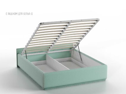 Кровать Nuvola Alba Velutto 14 (с подъемным механизмом) 160х200