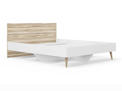 Кровать Сонум Ines Ясень ориноко + белый 140х200