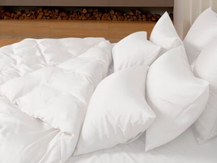 Простыня German Grass Arctic White Brilliant Grass классическая 240х260