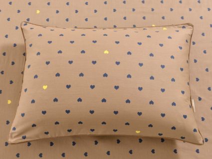 Комплект постельного белья Софи де Марко Лайки (шоколад) Семейный