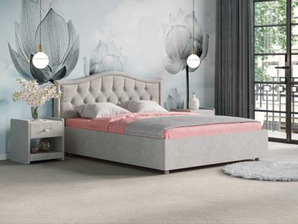 Кровать Сонум Ancona Экокожа Белая