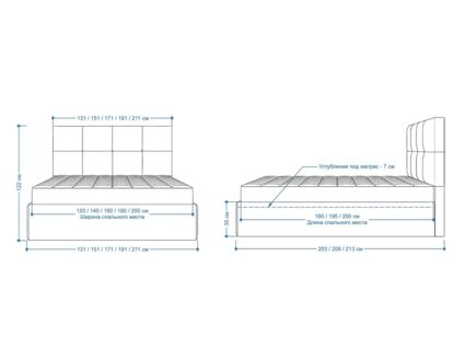 Кровать Lonax Алегра велюр Dolly-3 (с подъемным механизмом) 180х195