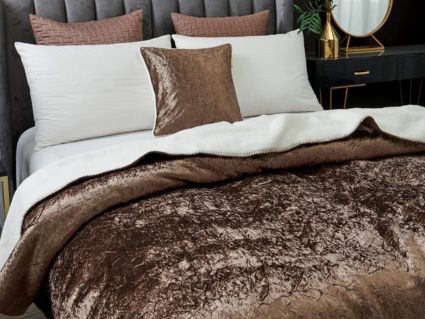 Плед Софи де Марко Ундина (кофе) 220х240