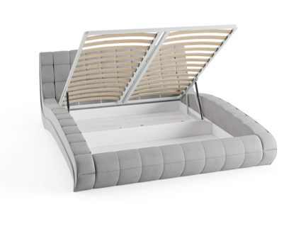 Кровать Сонум Milano Рогожка Мокко (с подъемным механизмом)