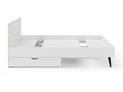 Кровать Сонум Ines Ясмунд + белый 160х190