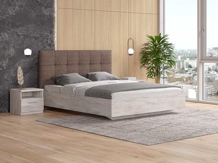 Кровать Сонум Vena Ясмунд + Кашемир Бежевый (с подъемным механизмом)