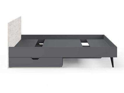 Кровать Сонум Ines Ясмунд + серый 120х190