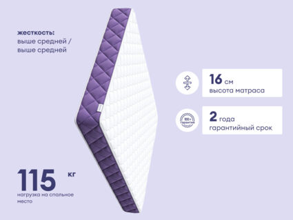 Матрас Базилик Фреш 16 кокос 200х200