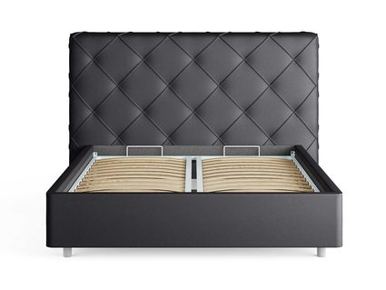 Кровать Сонум Manhattan Экокожа Белая 200х200