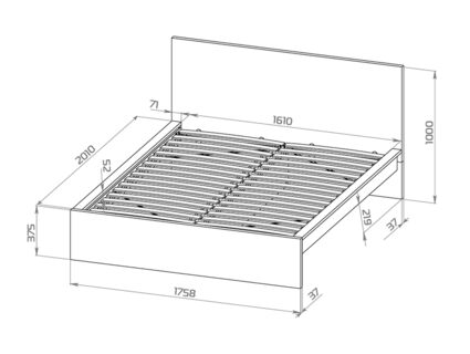 Кровать Гуд Лакк Варма Сэнг 90х200