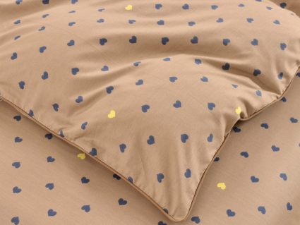 Комплект постельного белья Софи де Марко Лайки (шоколад) Семейный