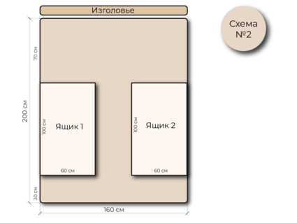 Кровать Mr.Mattress Site Box экокожа White 140х200