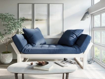 Диван Арско Амбер двухместный синий Длина 170 см