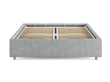 Кровать Сонум Scandinavia Экокожа Белая (с подъемным механизмом) 140х190