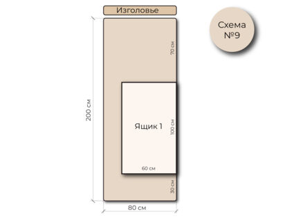 Кровать Mr.Mattress Site Box экокожа Black