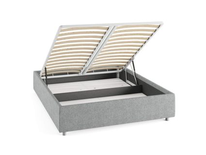 Кровать Сонум Scandinavia Кашемир Светло-серый (с подъемным механизмом) 80х200