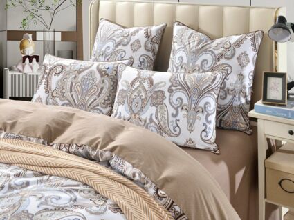 Комплект постельного белья Софи де Марко Атрия (бежевый) Евро