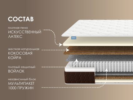 Матрас Димакс Мега Медиум лайт 613