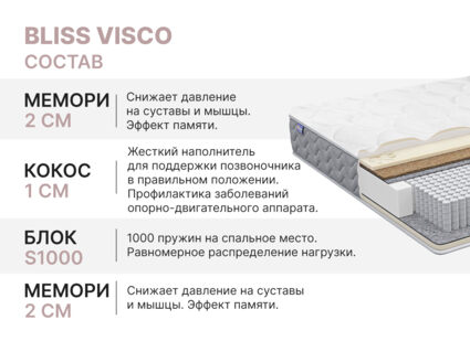 Матрас Димакс Bliss Visco 160х190