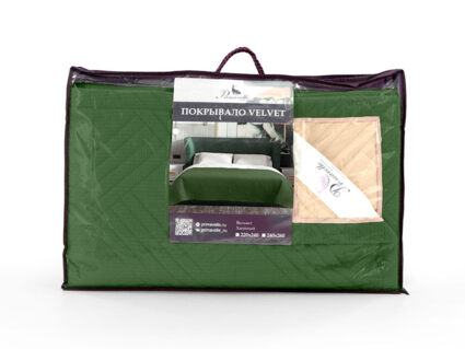 Покрывало Primavelle Velvet хвойное 220х240