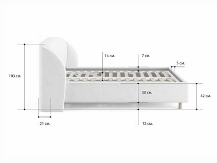 Кровать Сонум Valencia Энигма Десерт 180х200