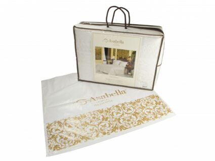 Комплект постельного белья Асабелла с летним одеялом 1385-OMP Евро