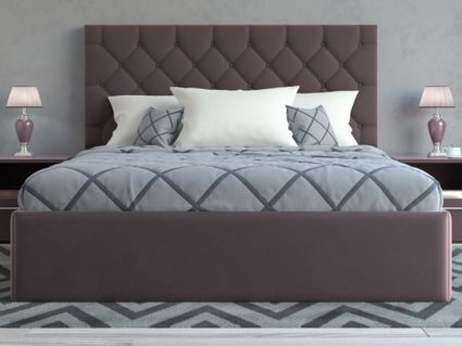 Кровать Lonax Элоиза велюр Dolly-13 (с основанием) 120х190