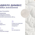 Одеяло Димакс Бамбук всесезонное + подушка Димакс Базис + подушка Димакс Базис Макси 172х205