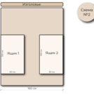 Кровать Mr.Mattress Site Box велюр Grey 140х195