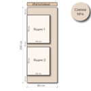 Кровать Mr.Mattress Site Box велюр Toffee 80х190
