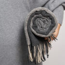 Плед Luxberry WOOLEN серо-графитовый 150х200