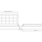 Кровать Димакс Испаньола Агат с подъемным механизмом 120х200