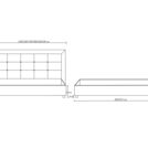 Кровать Димакс Норма + с подъемным механизмом 160х200 Velutto 37 уцененная 160х200