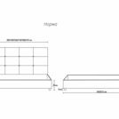Кровать Димакс Норма Агат с подъемным механизмом 160х190